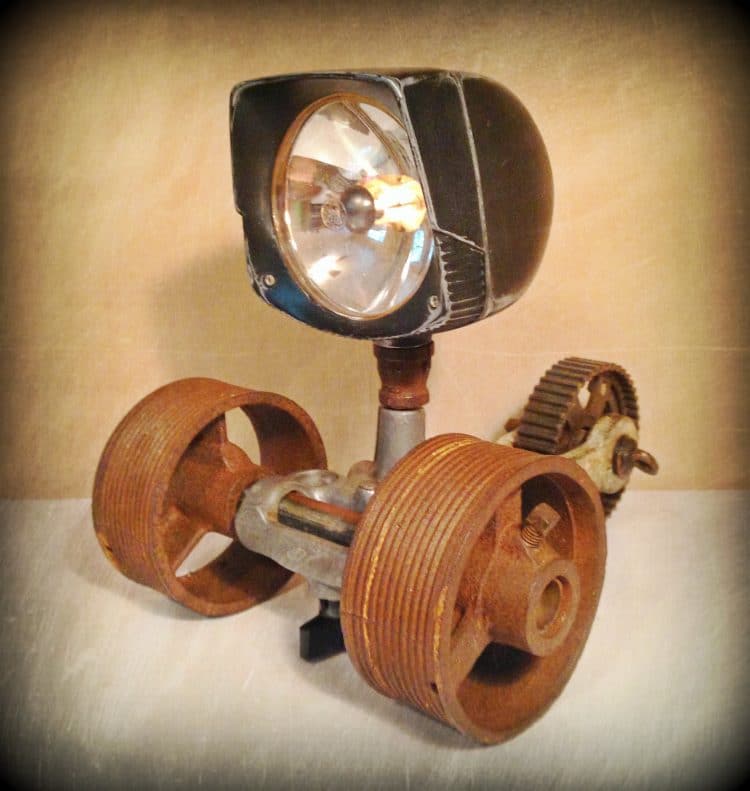 Look at this cute Steampunk Desk lamp