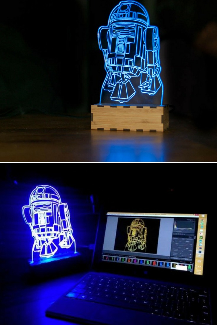 R2-D2 Star Wars Lamp