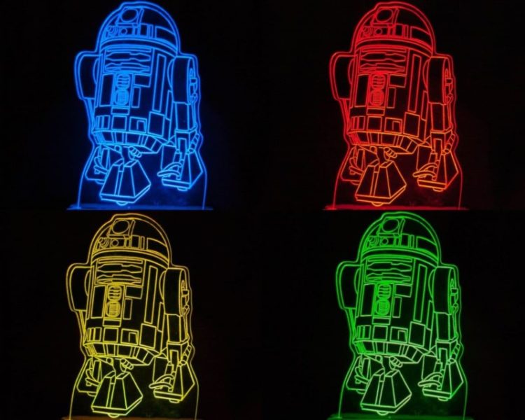 R2-D2 Star Wars Lamp