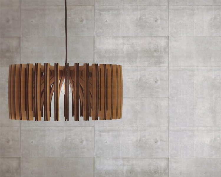 Wood Pendant Light lasercut Chandelier