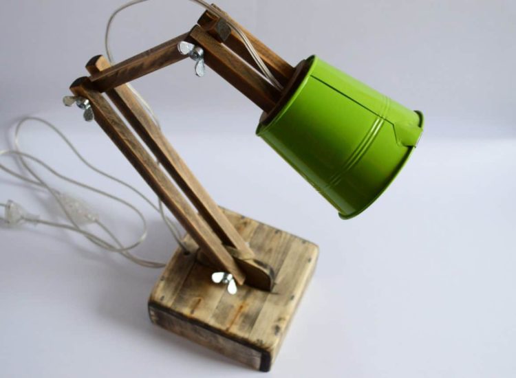 Wooden Reading Lamp