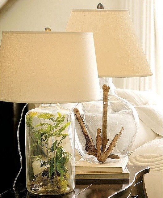 7 Glass Fillable Lamp Ideas
