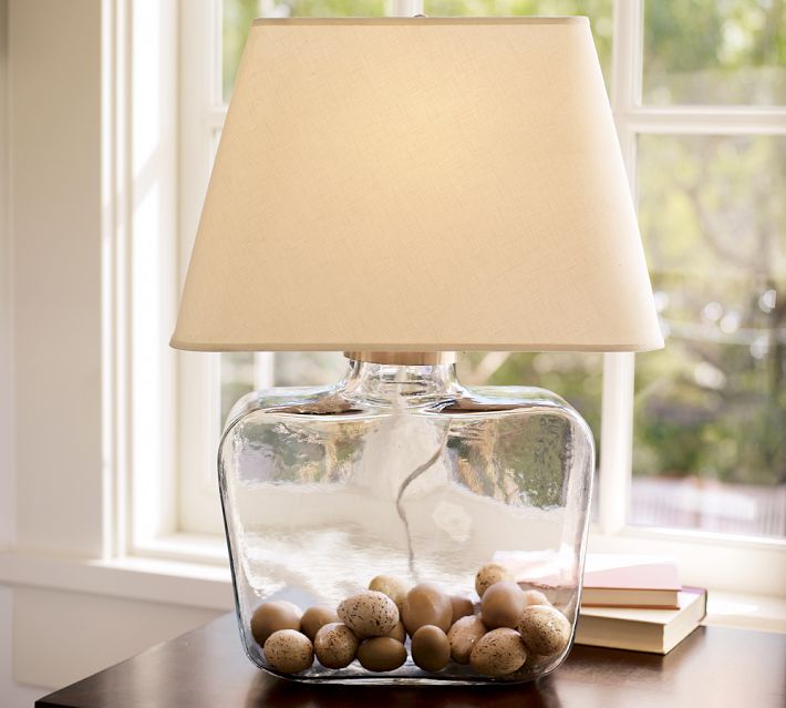 7 Glass Fillable Lamp Ideas