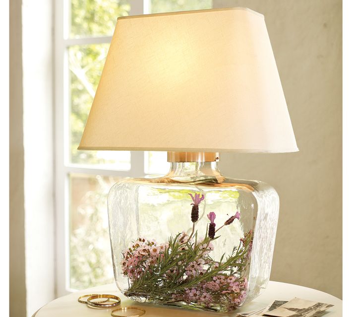 7 Glass Fillable Lamp Ideas