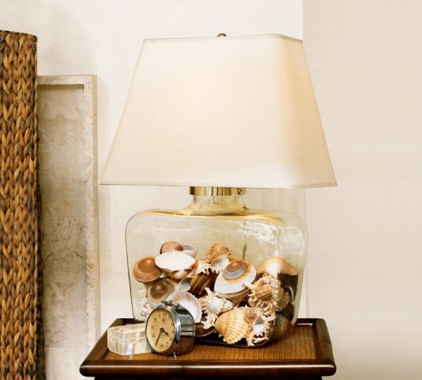 7 Glass Fillable Lamp Ideas