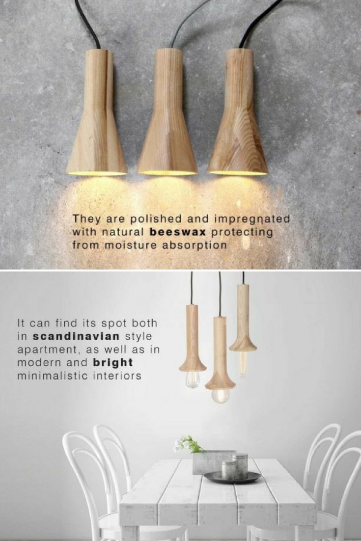 Beautiful & Simple Wood Pendant Lighting - iD Lights