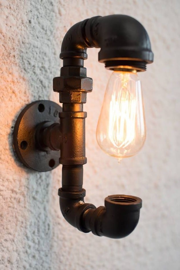 DIY: Nice Industrial Pipe Lamp Design Tutorial