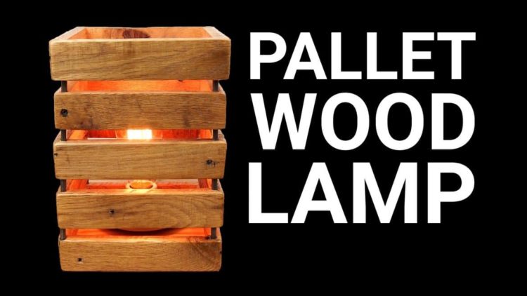 Homemade Pallet Wood Lamp