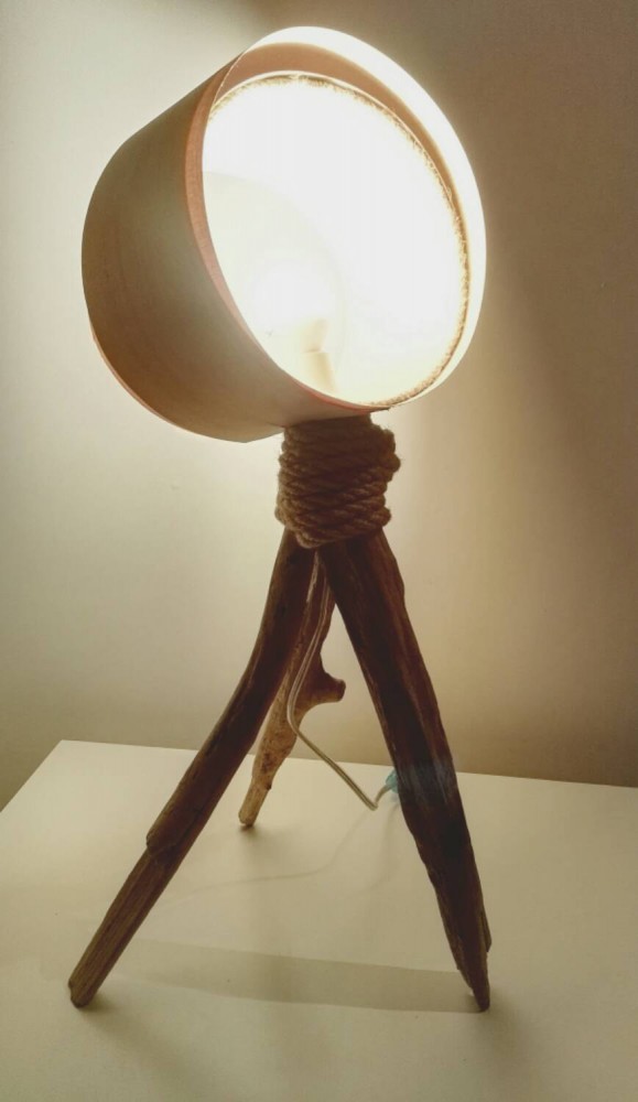 Whitewood Table lamp Tripod
