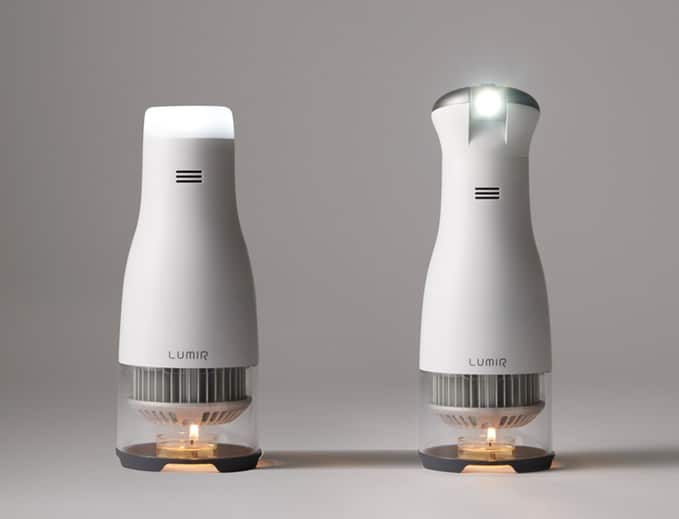 Candle Powered LED Lamp Without any External Power Supply