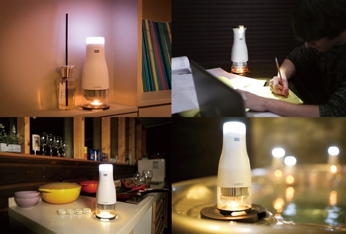 Candle Powered LED Lamp Without any External Power Supply