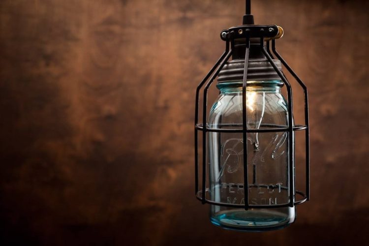 Ball Corporation Mason Jar Vintage Pendant Lamp