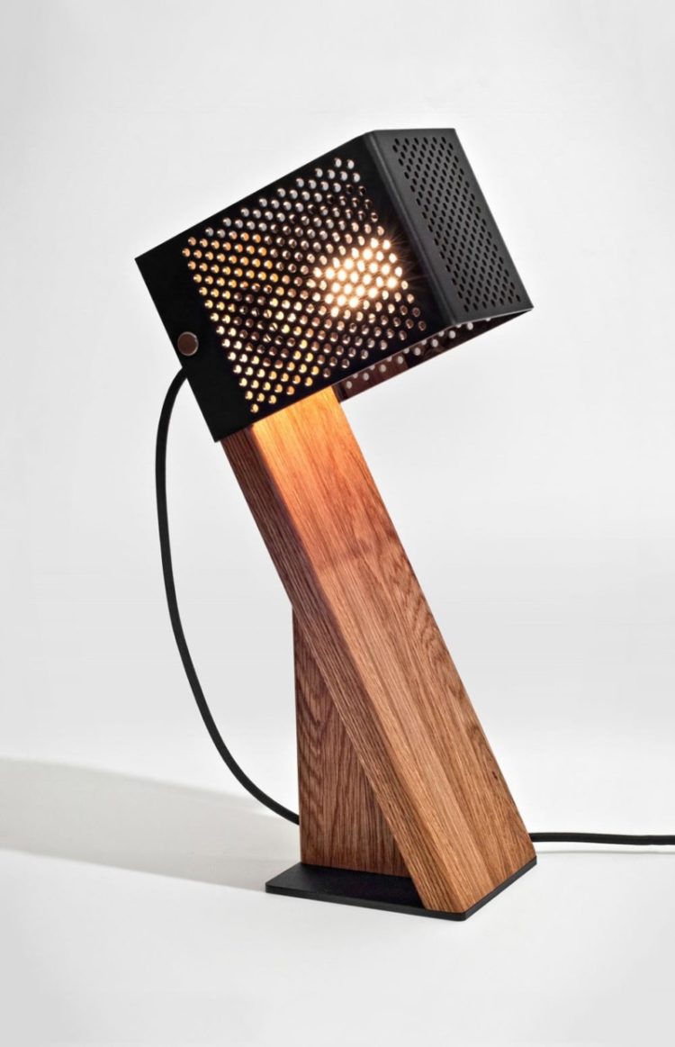 Handcrafted Oblic Table Lamp