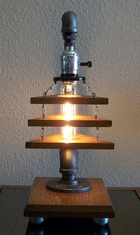 Industrial Art Table Desk Lamp