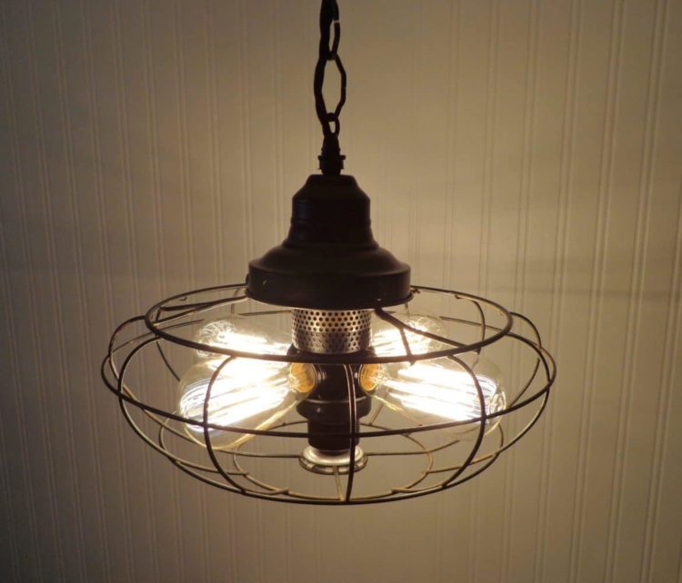 One-of-a-kind Industrial Light Chandelier