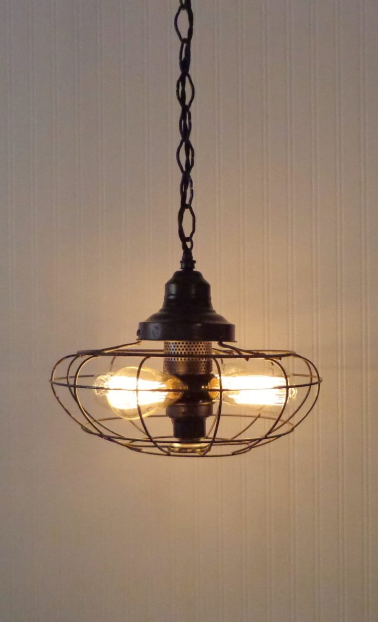 One-of-a-kind Fan Rustic Vintage Chandelier