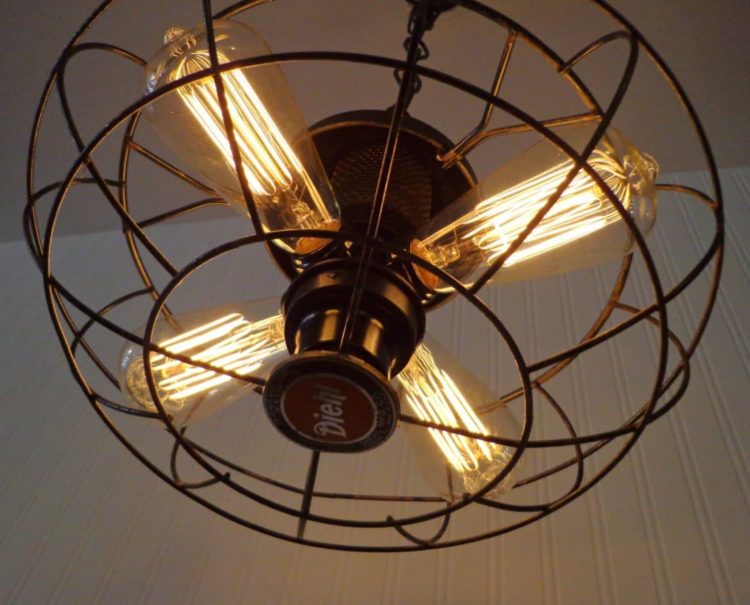 One-of-a-kind Industrial Light Chandelier