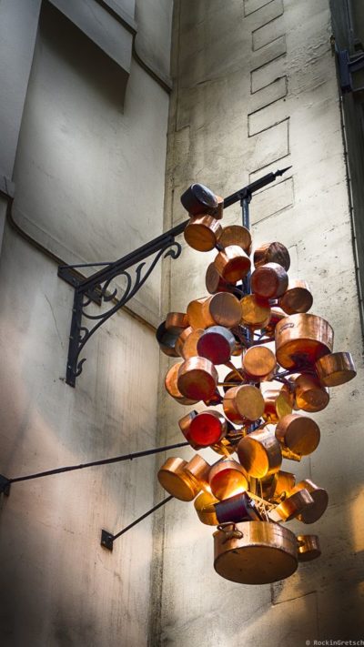 Outdoor Light Fixture Recreated with Copper in Paris