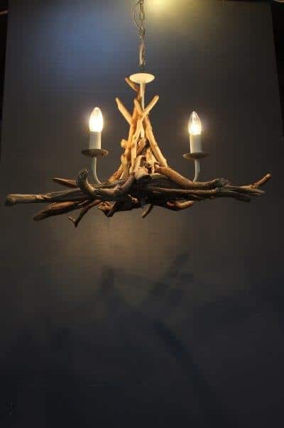 Simple Driftwood Chandelier