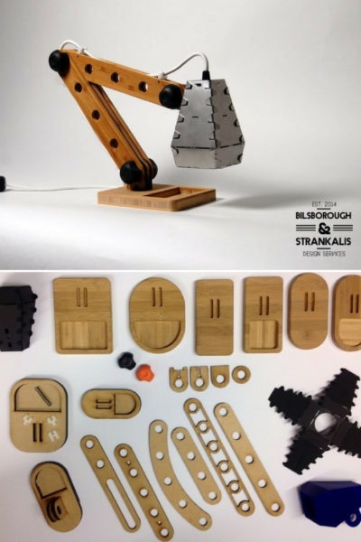A Construction Desk Lamp Kit for the Big Kid inside all of us