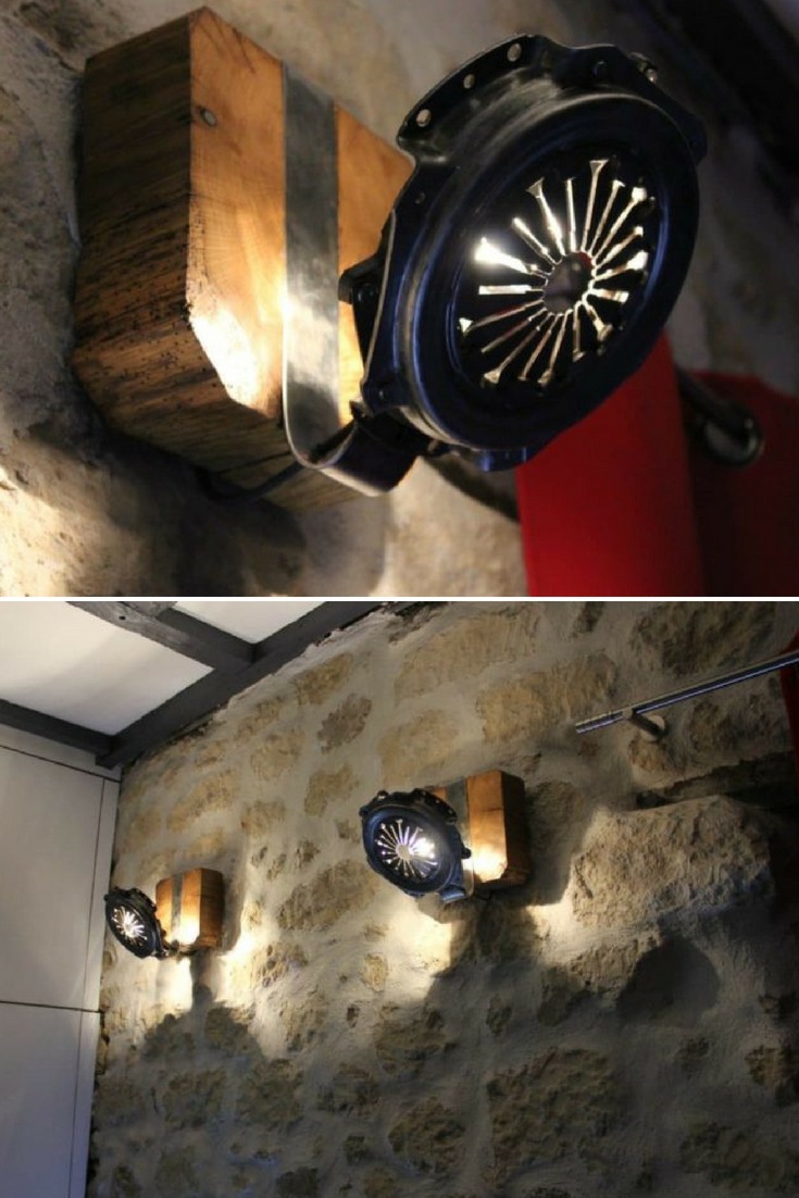 Wall Sconce Farmhouse Lighting with Clutch Parts