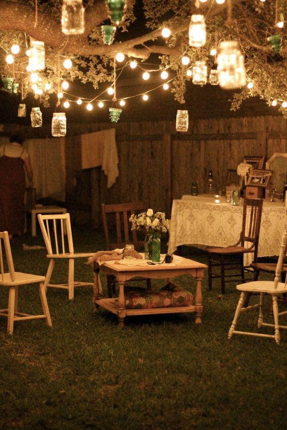 10 Outdoor Lighting Ideas for a Shabby Chic Garden #6 is Lovely