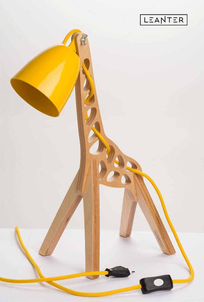 Handmade Kids Giraffe Lamps