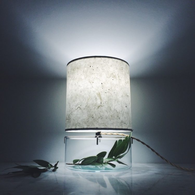 Handmade Terrarium Paper Table Lamp