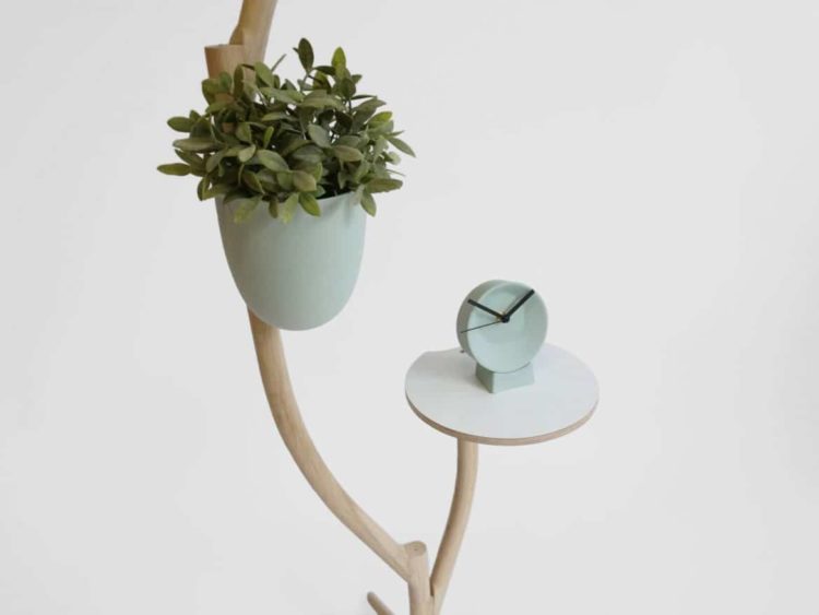 Multi Purpose Branch Out: Table, Flower Pot and Floor Lamp In One