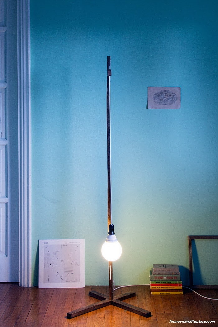 Elegant DIY Lamps Created For Under $50 Dollars Using Recycled Parts