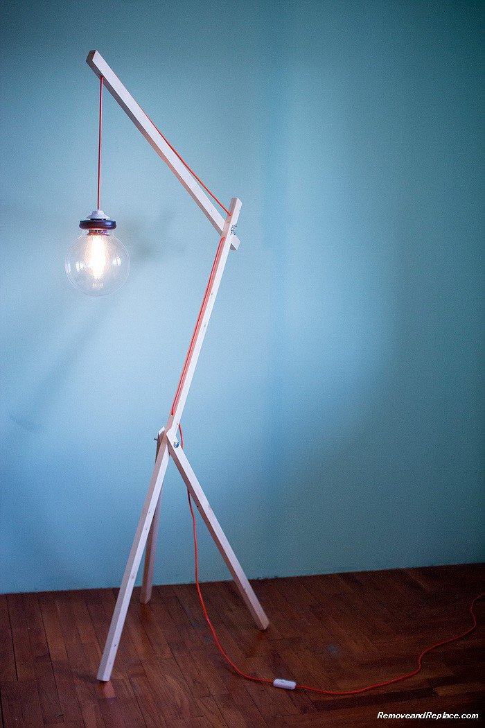 Elegant DIY Lamps Created For Under $50 Dollars Using Recycled Parts