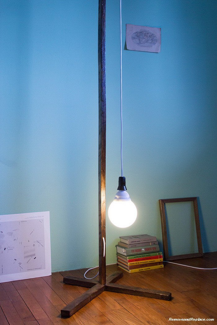 Elegant DIY Lamps Created For Under $50 Dollars Using Recycled Parts