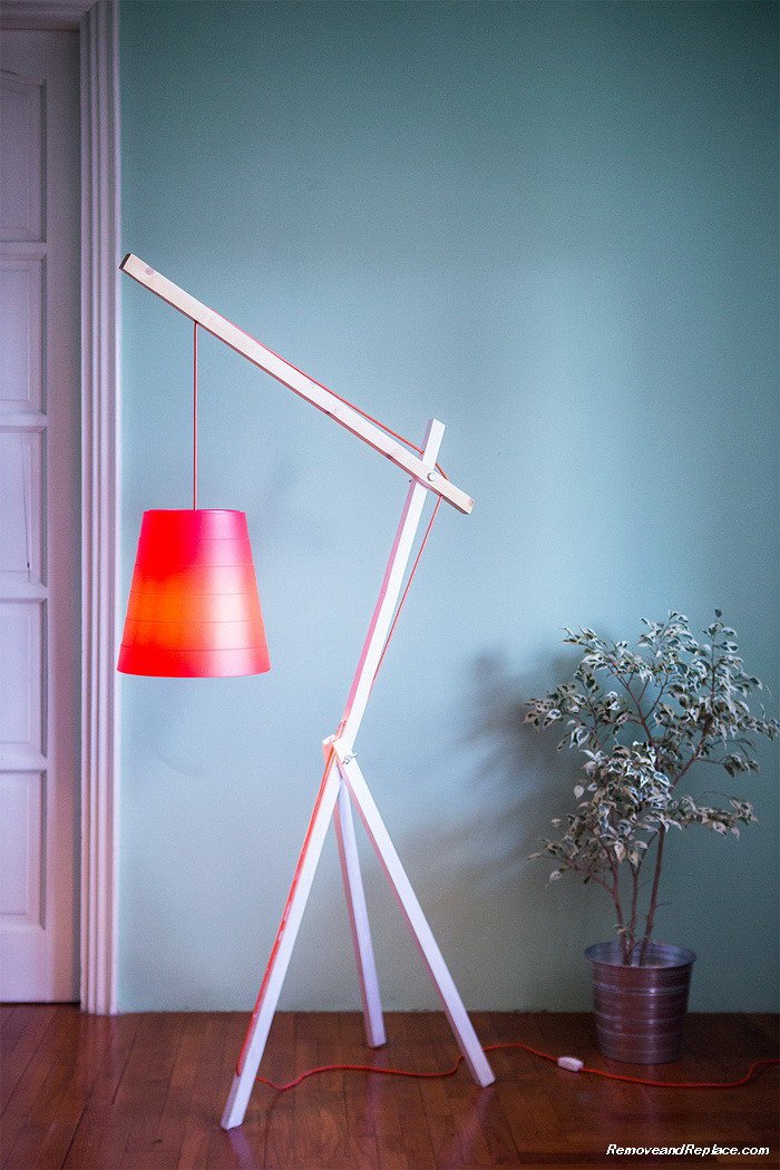 Elegant DIY Lamps Created For Under $50 Dollars Using Recycled Parts