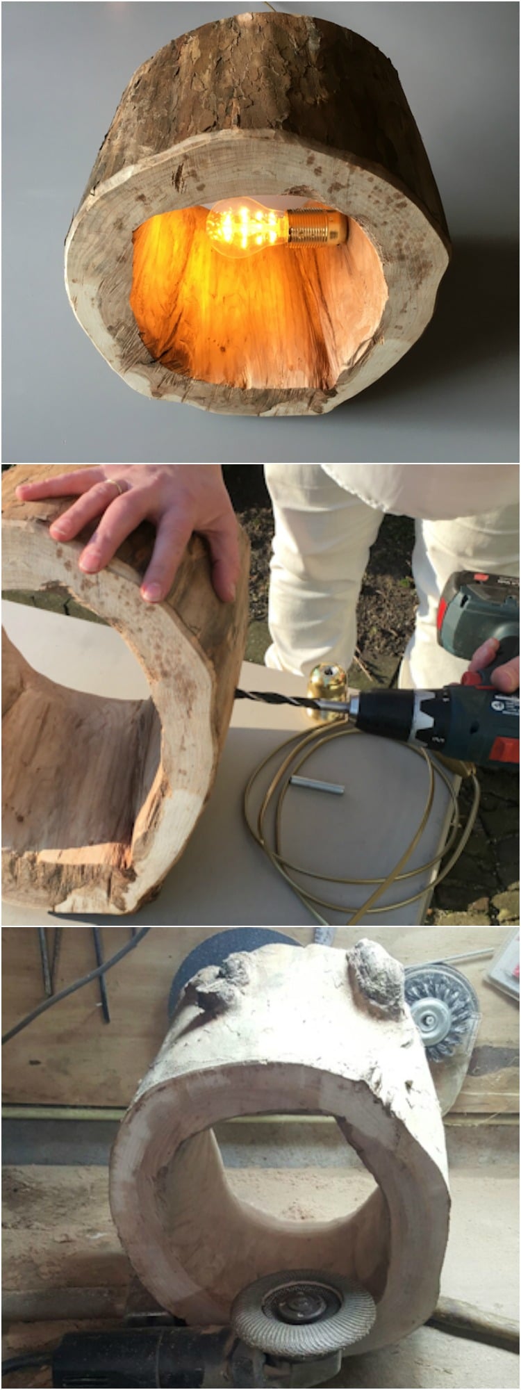 How to Make a Spectacular Stump Floor Lamp - wood-lamps, restaurant-bar, floor-lamps How to Make a Spectacular Stump Floor Lamp - wood-lamps, restaurant-bar, floor-lamps