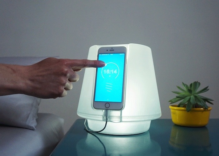 UpLamp Transforms iPhone 6 into Bedside Lamp