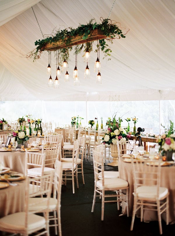 Vegetal Wedding Light Fixtures