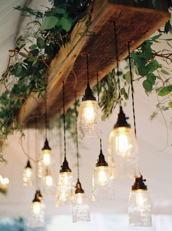 Vegetal Wedding Light Fixtures