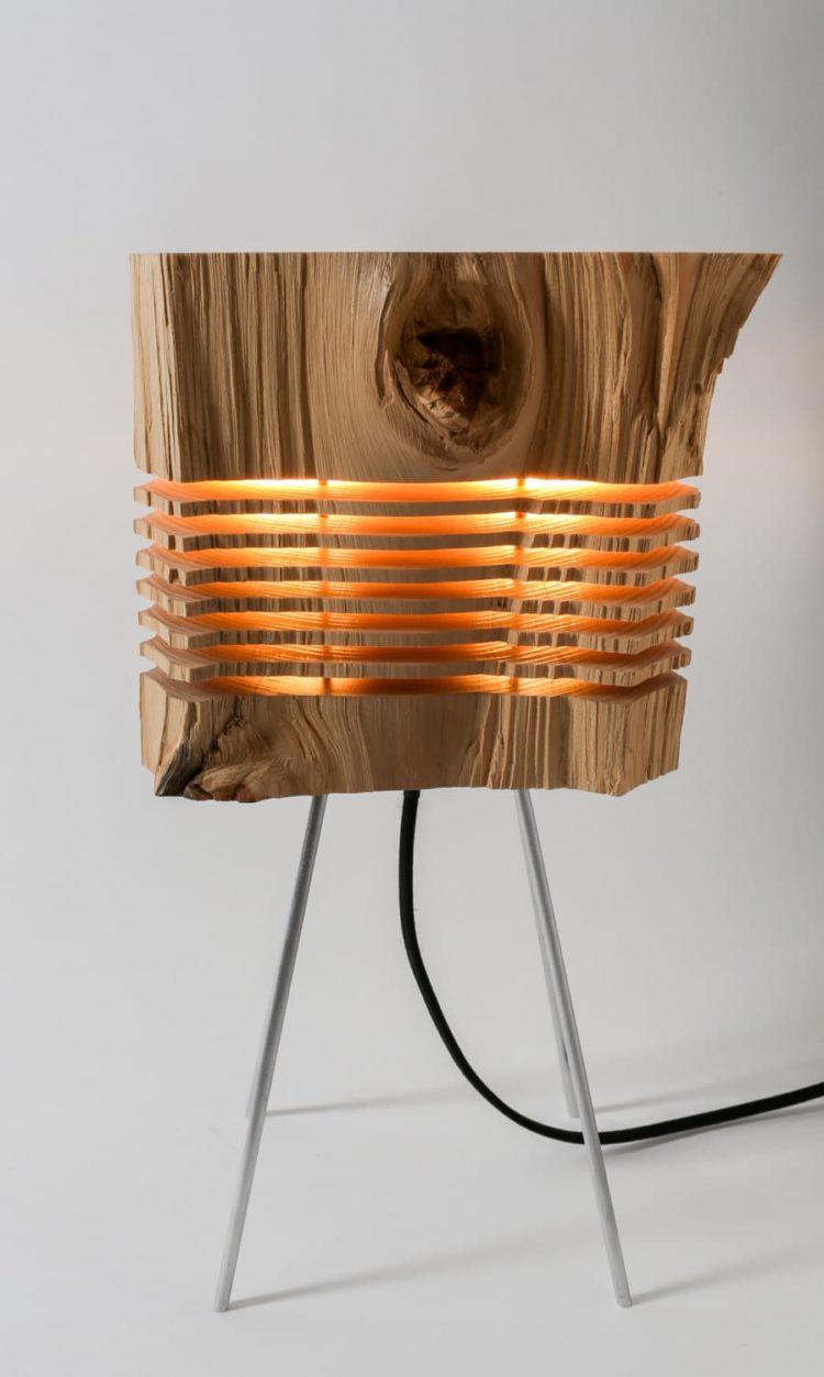 Beautiful Light Sculpture made with California Cedar Wood