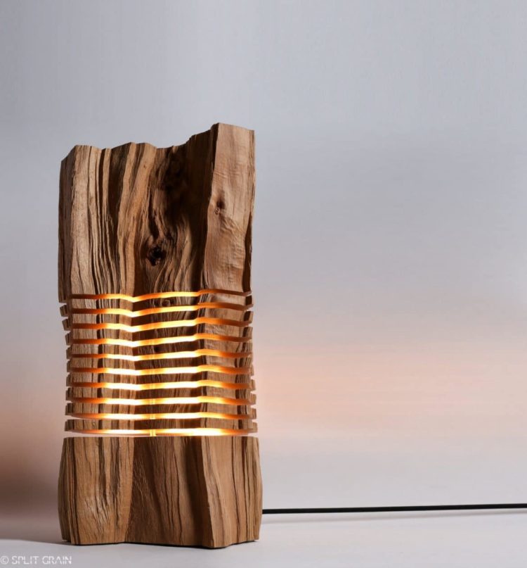 Beautiful Light Sculptures made with California Cedar Wood8