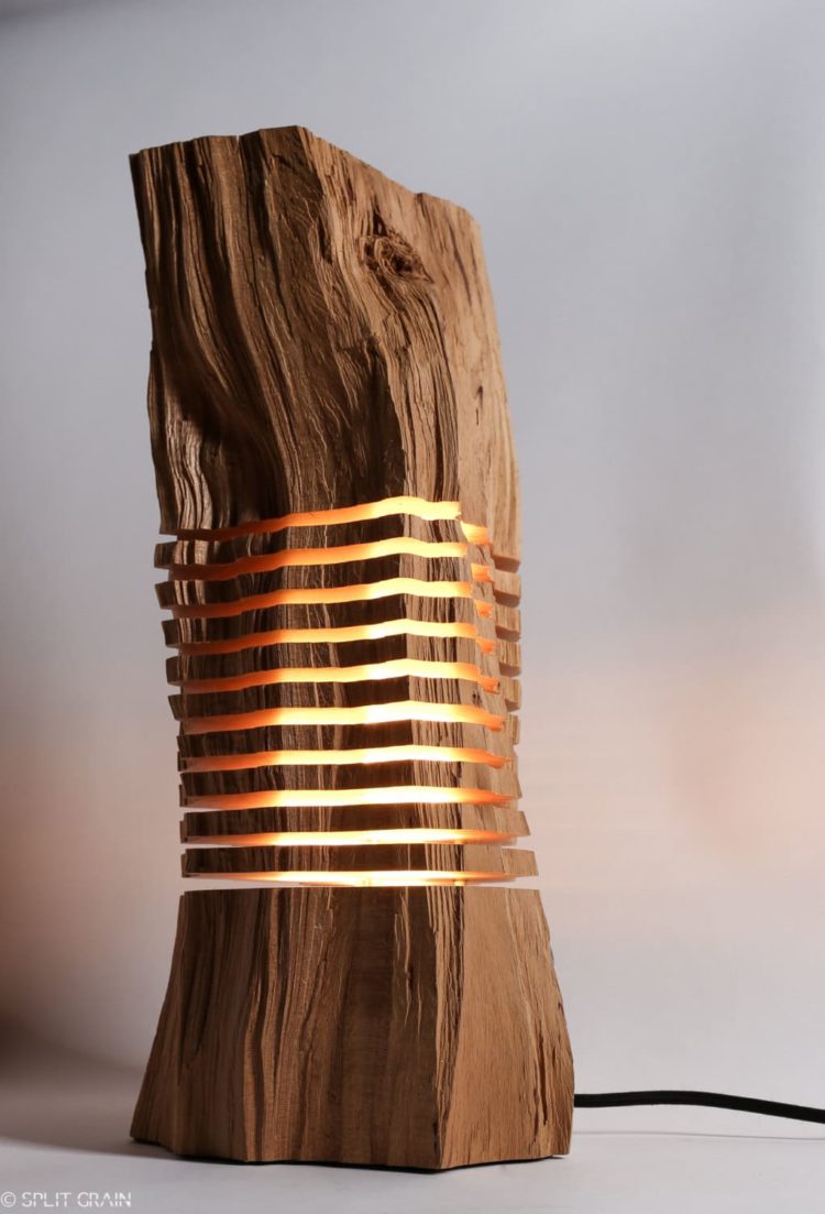 Beautiful Light Sculptures made with California Cedar Wood