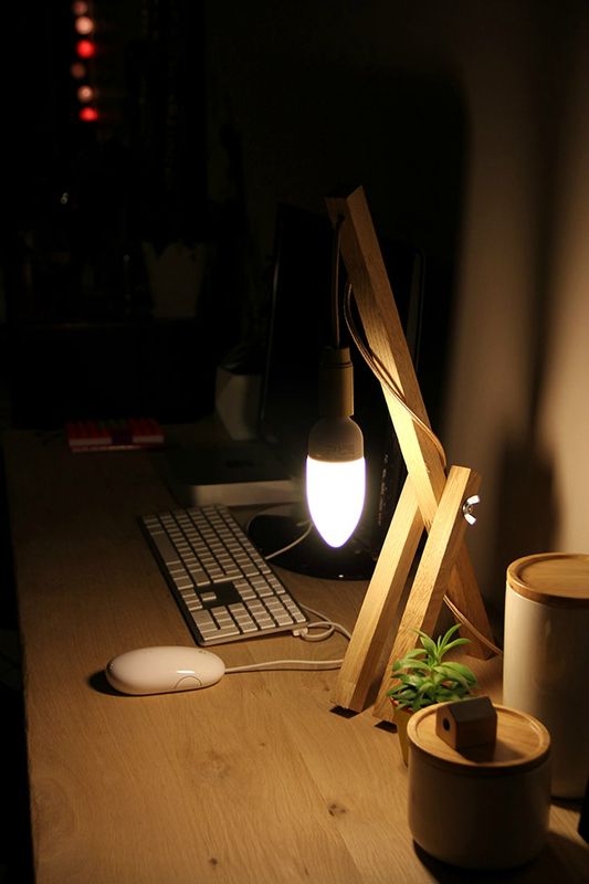 The Easiest Wood Lamp Tutorial