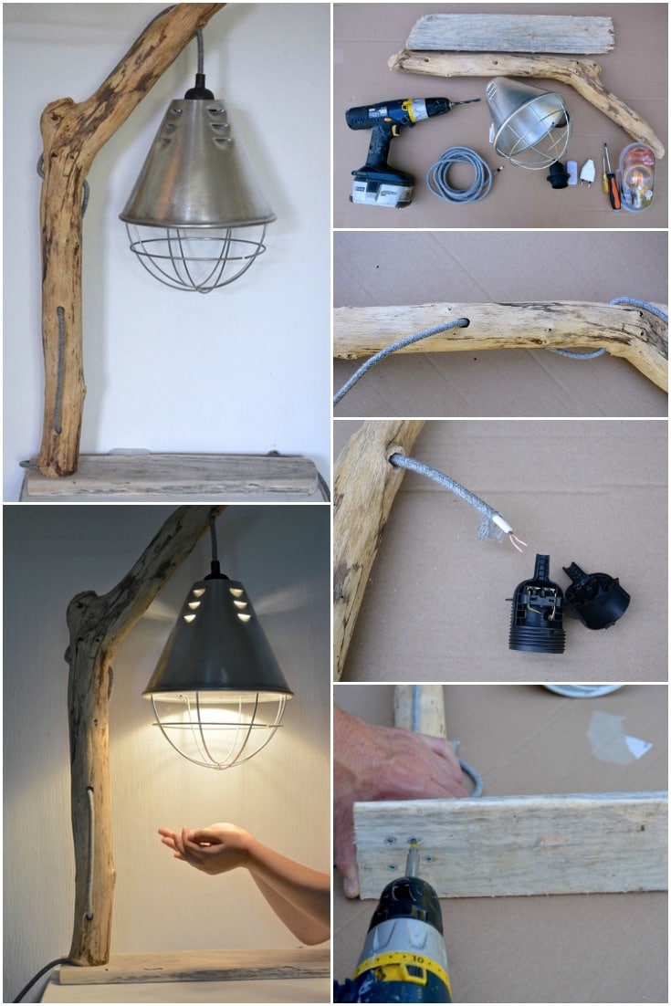 diy bedside lamp