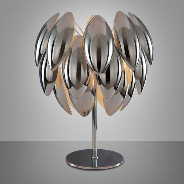 Chrome Luna Design lamp