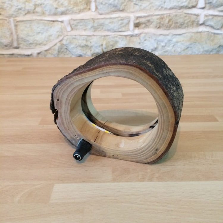 Hollow Log Bedside Lamp