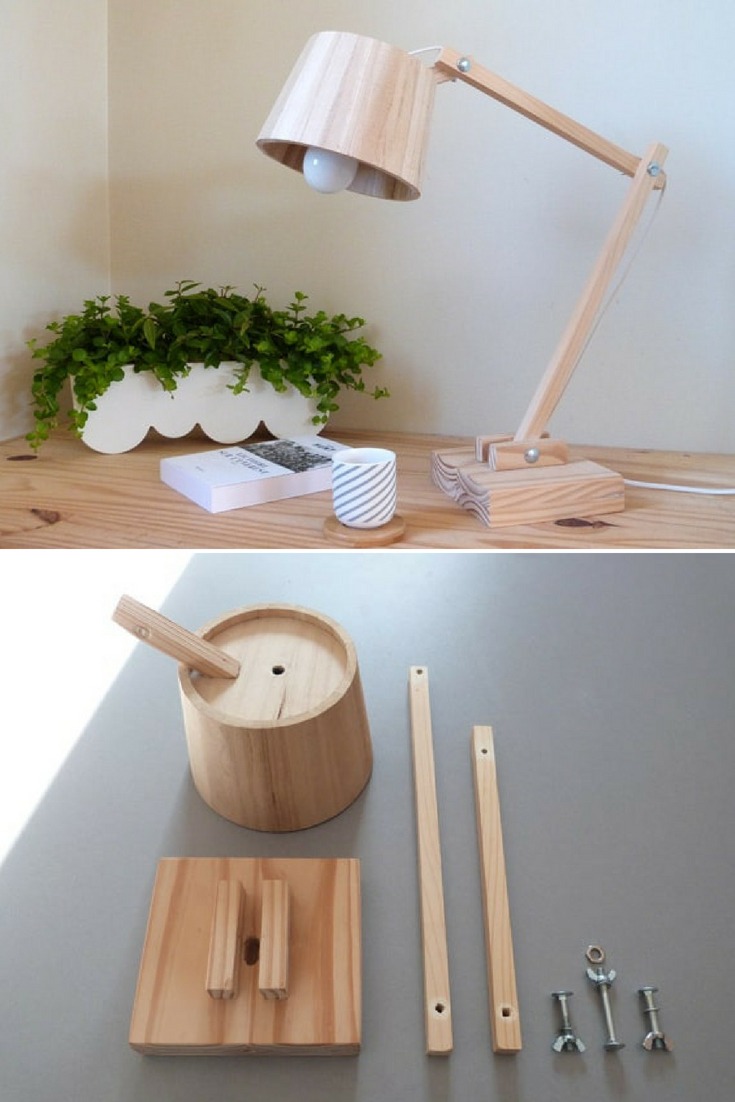 How to Make a Scandinavian Wood Lamp