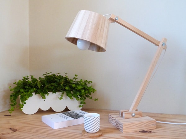 How to Make a Scandinavian Wood Lamp