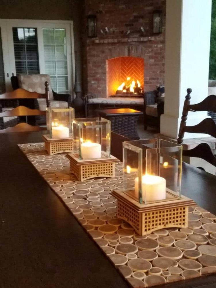 Mini Outdoor Fireplace Kits Tabletop Glass