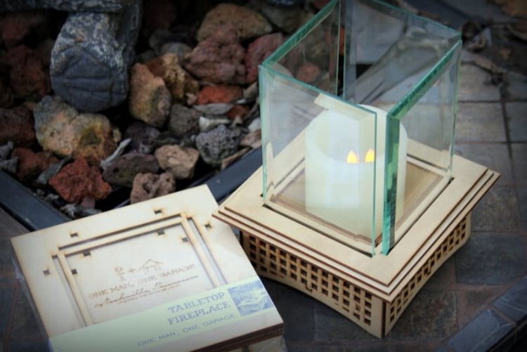 Mini Outdoor Fireplace Kits Tabletop Glass
