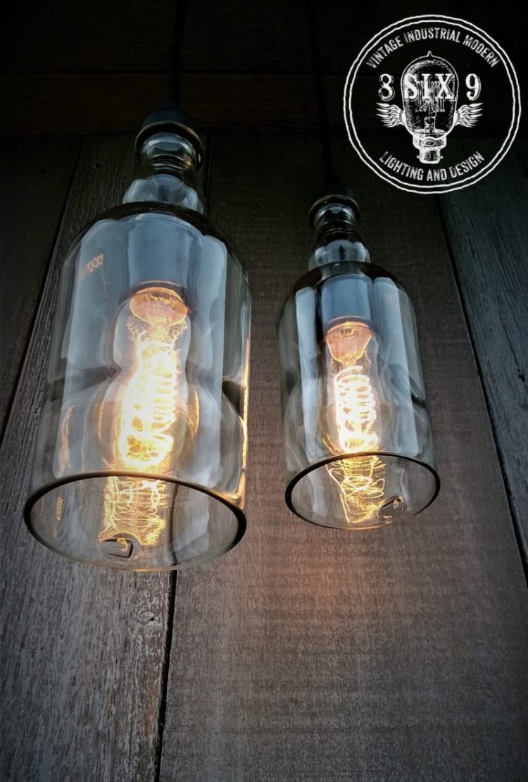 Balvenie Whiskey Bottle Pendant Light Black Series 2 - Pendant Lighting - iD Lights