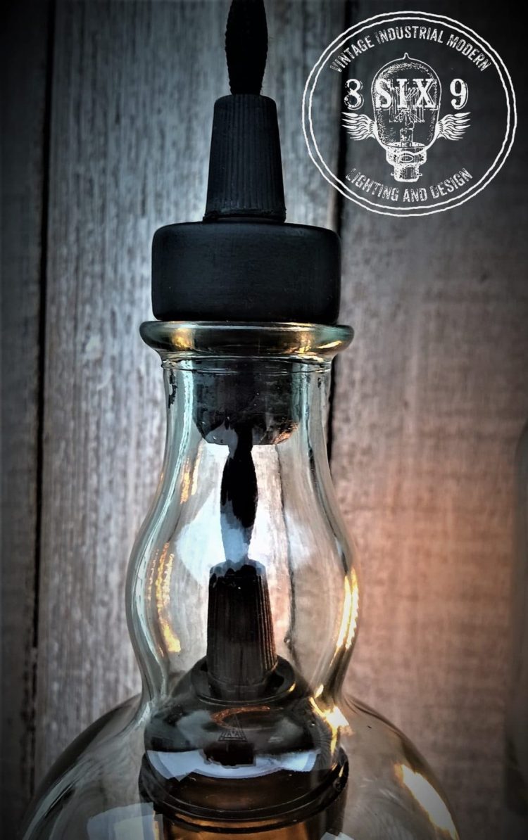 Balvenie Whiskey Bottle Pendant Light Black Series 5 - Pendant Lighting - iD Lights